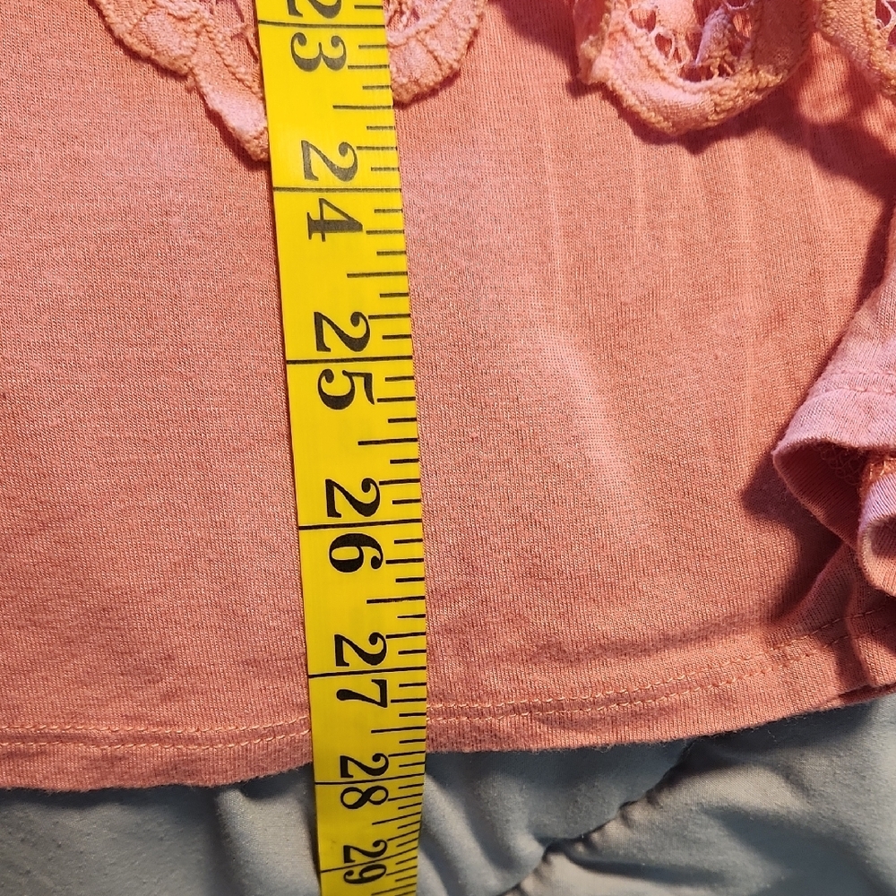Torrid Pink Lace Sleeveless Blouse- Very Comfortable - Picture 8 of 8